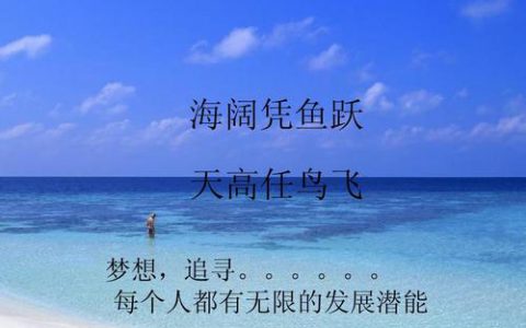 “海阔凭鱼跃，天高任鸟飞”是什么